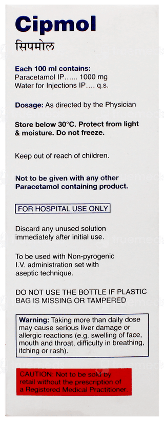 Cipmol Infusion 100Ml